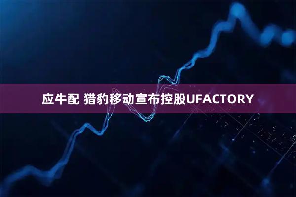 应牛配 猎豹移动宣布控股UFACTORY